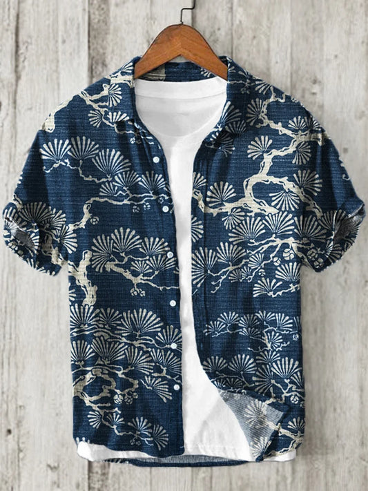Origami Clothing's Japanese Pine Tree Printed Designer Shirt
